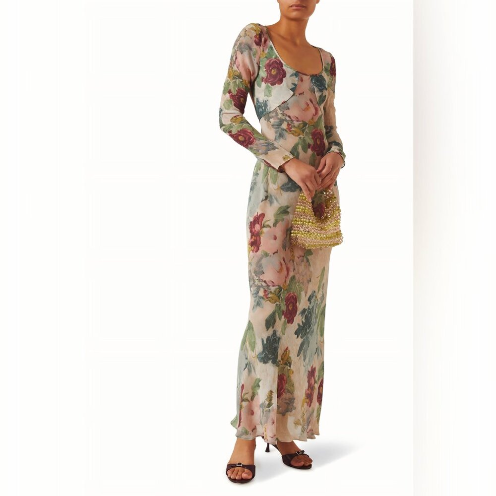 Realisation Par Inka Semi-sheer Printed Dress - Picture 2 of 11
